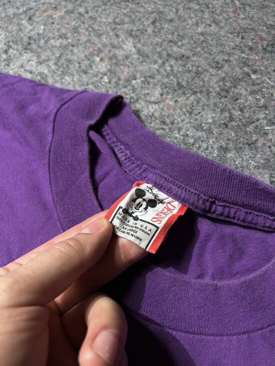 Mickey Inc Mouse Fantasia 25th Anniversary T SHIRT Men's XXL  Vintage 90's - Picture 7 of 10